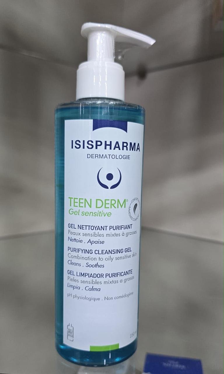 ISISPHARMA Teen Derm Gel Sensitive – Purifying Cleansing Gel